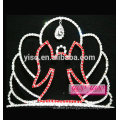 Desenhos customizados para cabelos feitos sob encomenda tiara de cristal de angela vermelha animal
